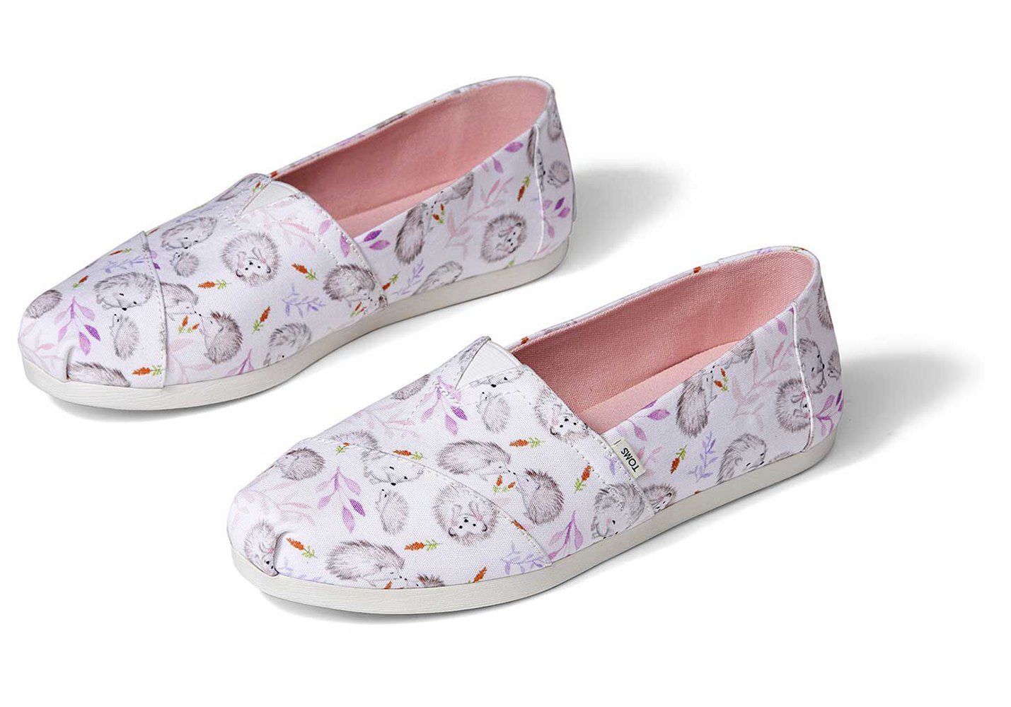 Toms Espadryle Damskie Szare - Alpargata Happy Hedgehogs - 15XAWLIVG